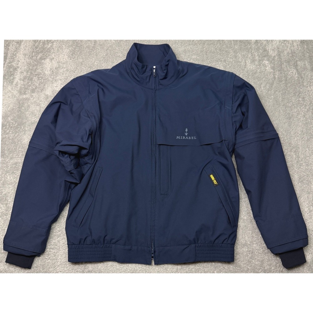 Zero Restriction Jacket Men L Navy Blue Gore Tex Tour Lite Traveler Mirabel Golf